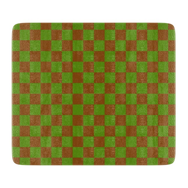 Caramel apple checkered board pattern (Front)