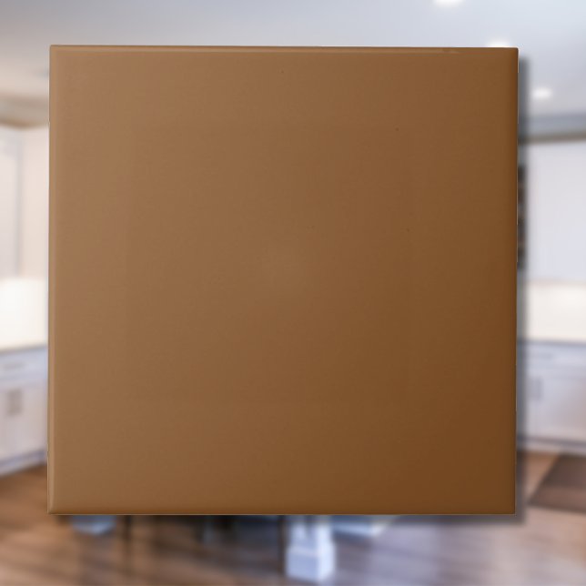 Caramel Brown Solid Colour | Classic Elegant Tile (Creator Uploaded)