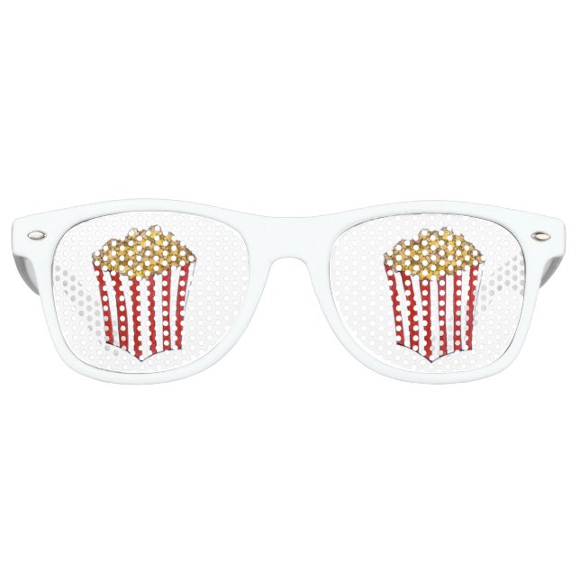 Caramel Corn Popcorn Carnival Fair Movie Food Retro Sunglasses (Front)