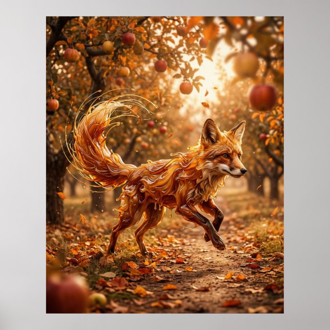 Caramel Fox Orchard Run Poster (Front)