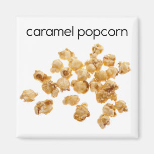 Caramel Popcorn Refrigerator Magnet