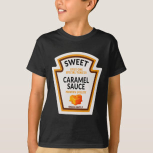 Caramel Sauce Halloween Costume 2024 Funny Family  T-Shirt