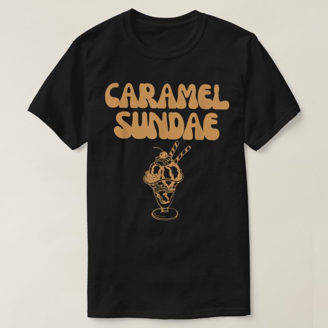 Caramel Sundae 90s Rap Lover  T-Shirt (Design Front)