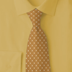 Caramel Trellis Tie