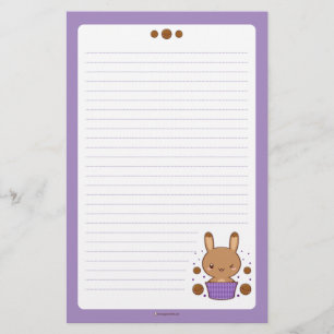 Caramel Truffle Bunny Stationery