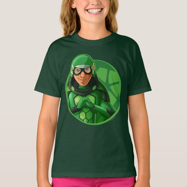 Carapace Green Badge T-Shirt (Front)