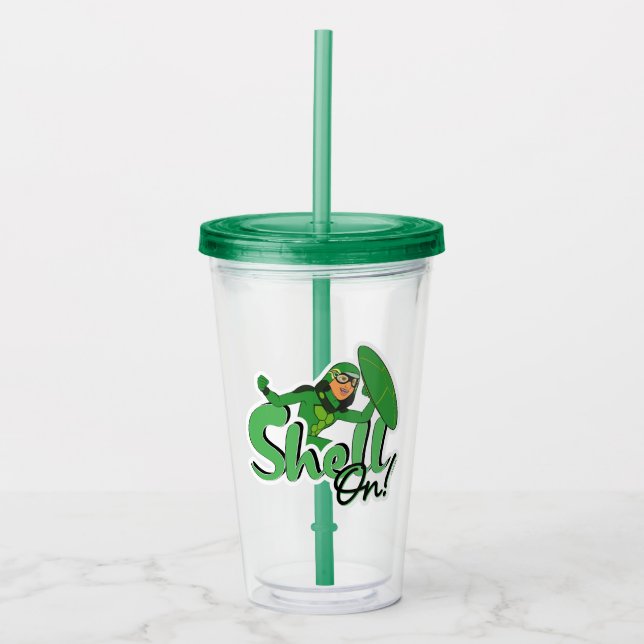 Carapace | Shell On! Acrylic Tumbler (Front)