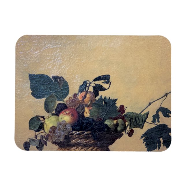 Caravaggio - Basket of fruit - Oil on canvas Magnet (Horizontal)