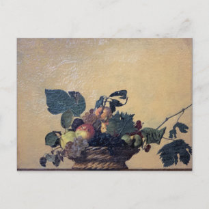 Caravaggio - Basket of fruit - Oil on canvas Postcard