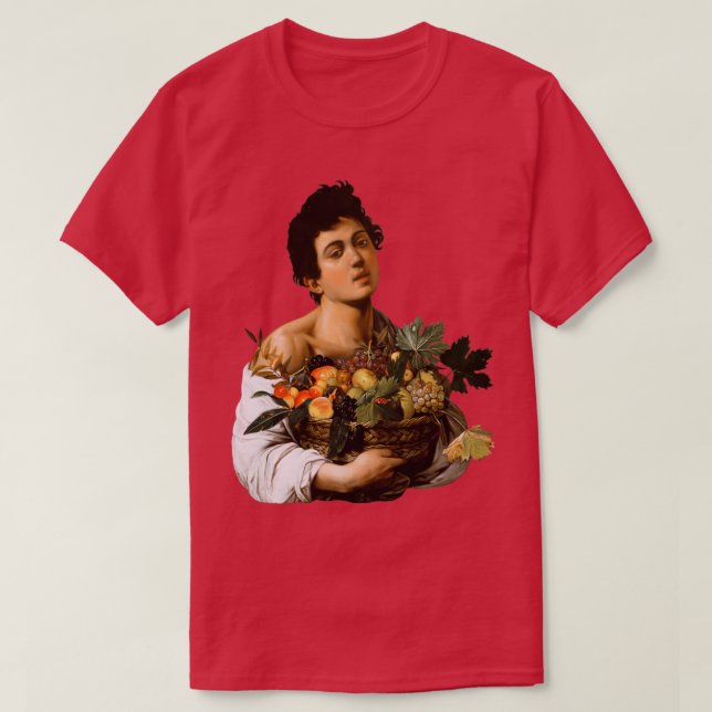 Caravaggio Boy with a Basket of Fruit 2 T-Shirt (Design Front)