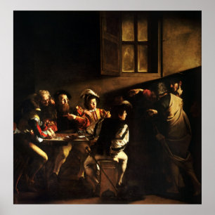 Caravaggio Calling of Saint Matthew Poster