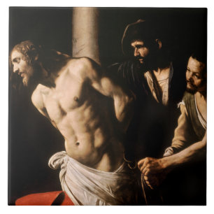 Caravaggio - Christ at the Column Tile