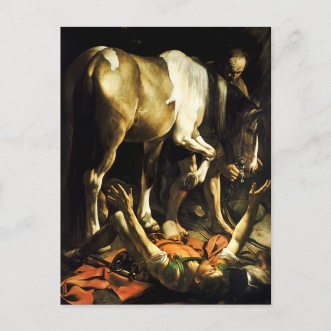 Caravaggio Conversion of St. Paul Postcard (Front)