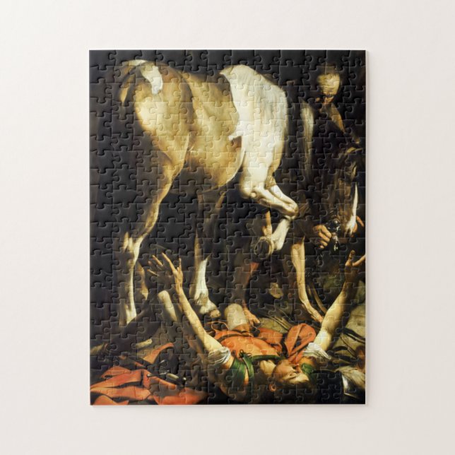 Caravaggio Conversion of St. Paul Puzzle (Vertical)
