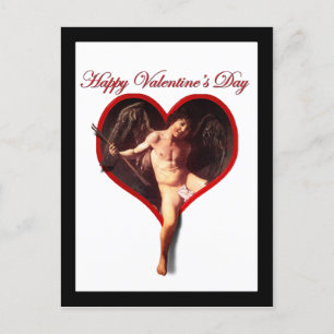 Caravaggio Cupid Valentine's Day Holiday Postcard