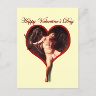 Caravaggio Cupid Valentine's Day Holiday Postcard