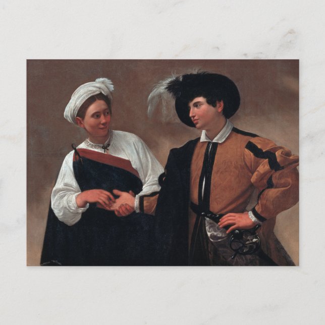 Caravaggio - Good Luck Postcard (Front)