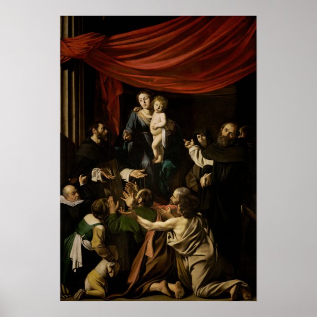 Caravaggio - Madonna Of The Rosary Poster (Front)