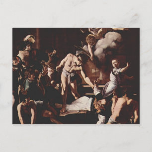 Caravaggio- Martyrdom of Saint Matthew Postcard