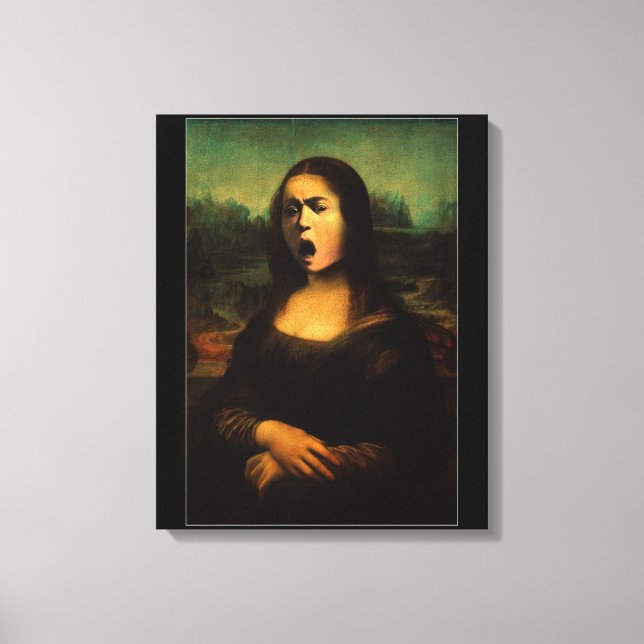 Caravaggio Medusa Mona Lisa  Canvas Print (Front)