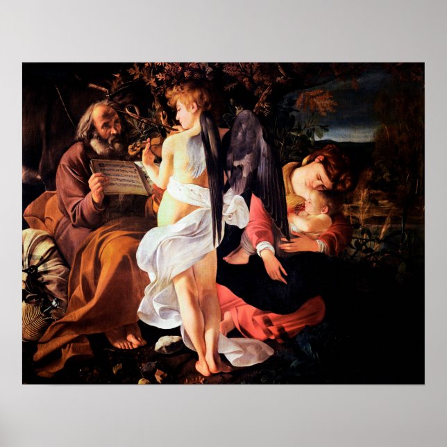 Caravaggio: Rest on the Flight into Egypt  Poster (Front)