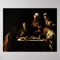 Caravaggio - Supper At Emmal 1606