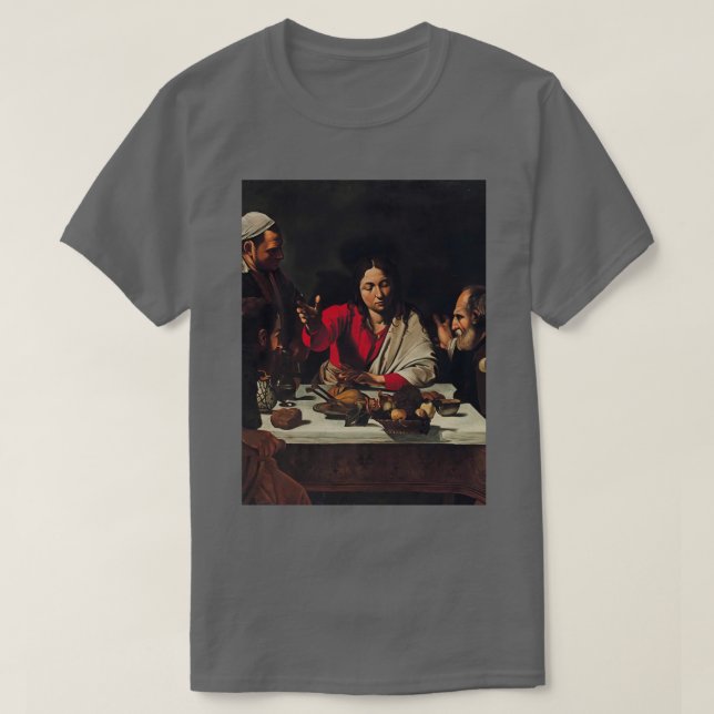Caravaggio Supper at Emmaus T-Shirt (Design Front)