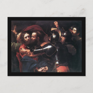 Caravaggio Taking Of Christ Postcard