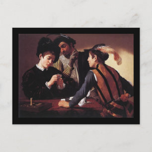 Caravaggio The Cardsharps Postcard
