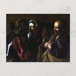 Caravaggio The Denial of Saint Peter Postcard
