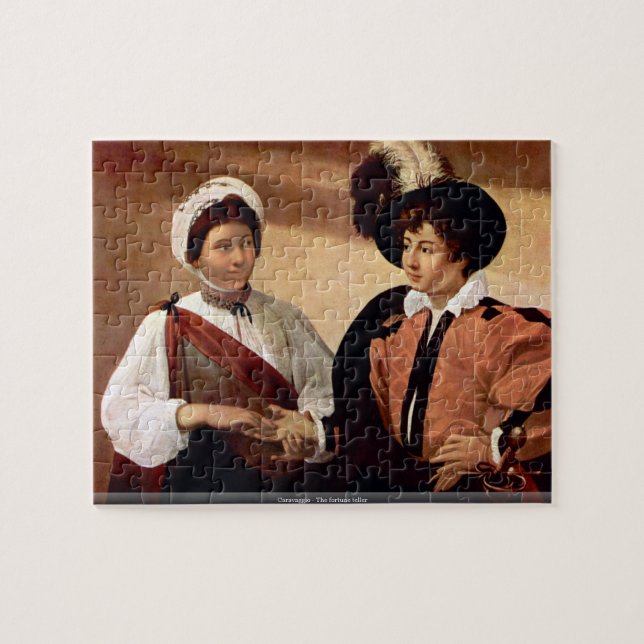 Caravaggio - The fortune teller Jigsaw Puzzle (Horizontal)