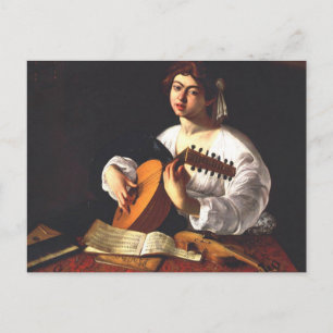 Caravaggio - The Lute Player Postcard