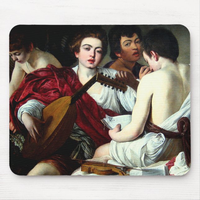 Caravaggio The Musicians Mouse Pad (Front)