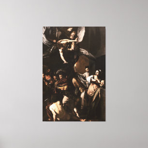 Caravaggio - The Seven Acts of Mercy (1607) Canvas Print