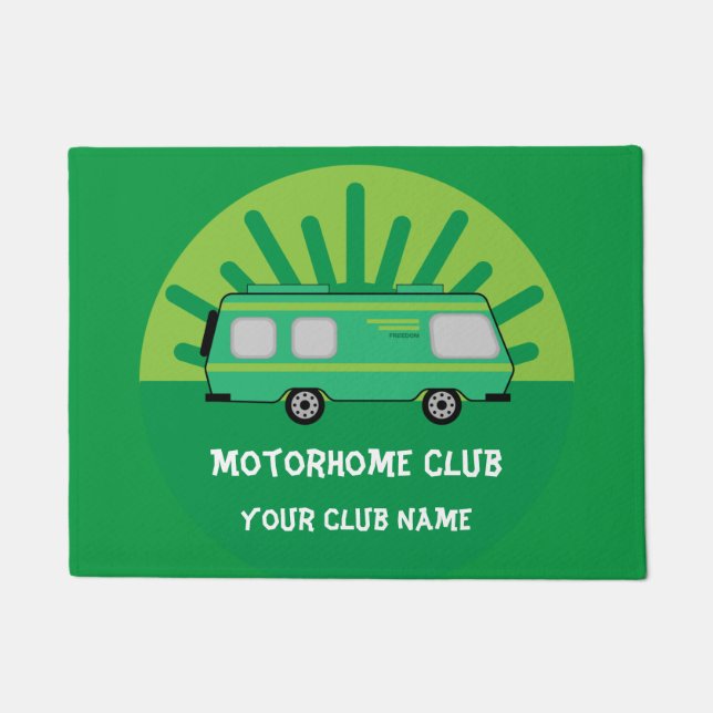 Caravan And Motorhome Clubs Coffee Mug Keychain Do Doormat (Front)