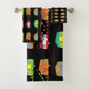 Caravan Art gifts - Love My Caravan Bath Towel Set