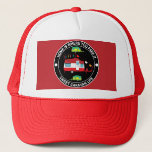 Caravan Art gifts - Love My Caravan Coffee Mug Doo Trucker Hat