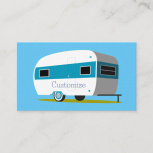 Caravan Camper RV Thunder_Cove  Business Card