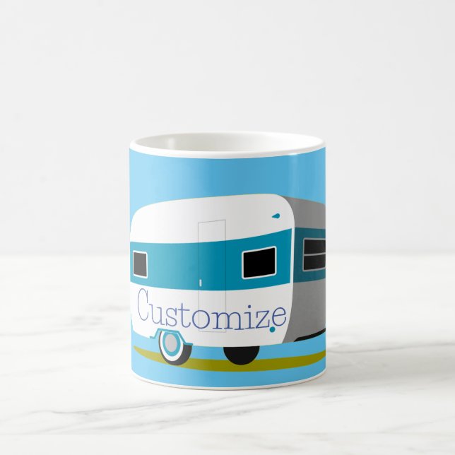 Caravan Camper RV Thunder_Cove Coffee Mug (Center)