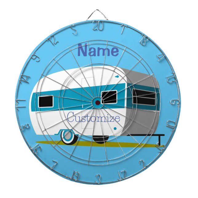 Caravan Camper RV Thunder_Cove Dartboard (Front)
