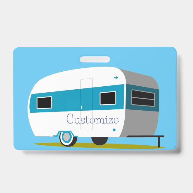 Caravan Camper RV Thunder_Cove ID Badge (Front)
