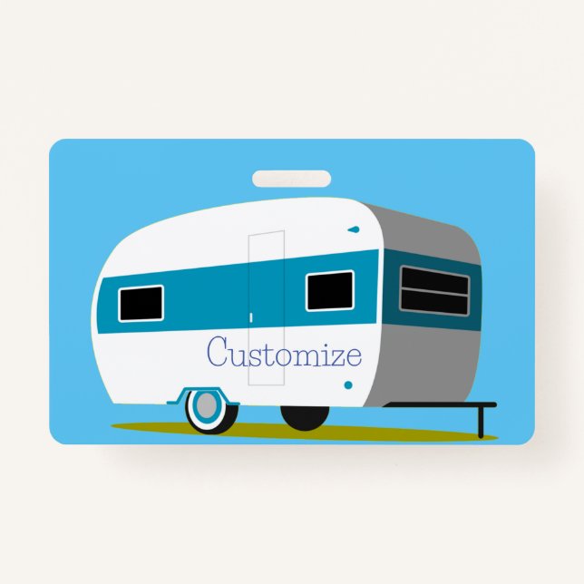 Caravan Camper RV Thunder_Cove ID Badge (Front)