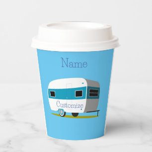 Caravan Camper RV Thunder_Cove Paper Cups