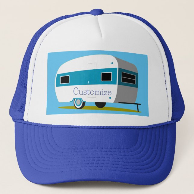 Caravan Camper RV Thunder_Cove  Trucker Hat (Front)