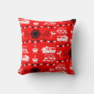 Caravan Camping Decor Cushion