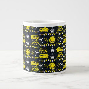 Caravan Camping Decor Large Coffee Mug