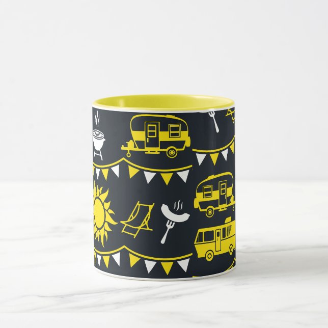 Caravan Camping Decor Mug (Center)