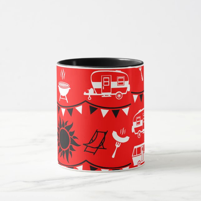 Caravan Camping Decor Mug (Center)