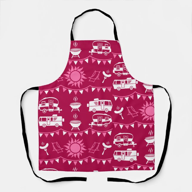 Caravan Camping Home Decor Apron (Front)