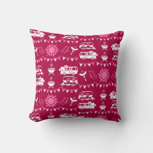 Caravan Camping Home Decor Cushion